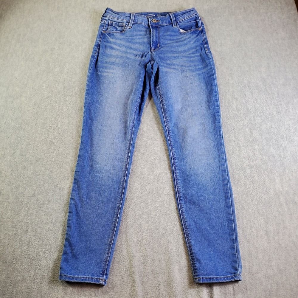 Old Navy Jeans Womens 6 Blue Rockstar Super Skinny Denim